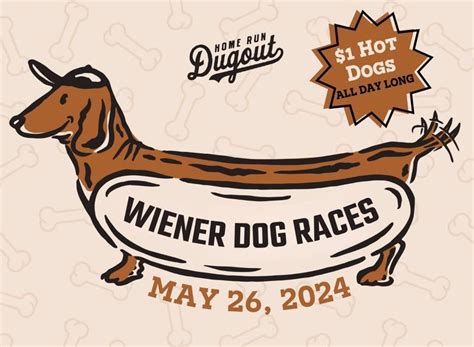 Wiener Dog Races At Home Run Dugout Katy Fulshear