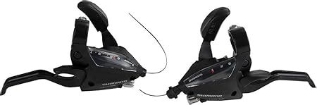 Shimano Altus ST-EF500 EZ fire plus STI set, 2-finger lever, 3 x 8 ...