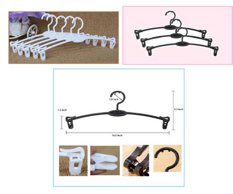 Plastic Hanger For Lingerie Women S Panties Knickers Display Small Clips Underwear Bra