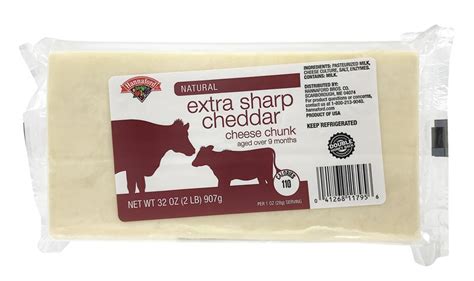 Hannaford Cheese Chunk Extra Sharp Cheddar Natural Source