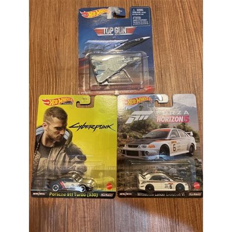 Hot Wheels 風火輪 電影系列 TOP GUN F 捍衛戰士 Porsche Lancer EVO 蝦皮購物