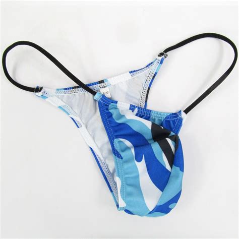K208 P Mens Micro Bikini String Waist Pride Rainbow Prints Stars
