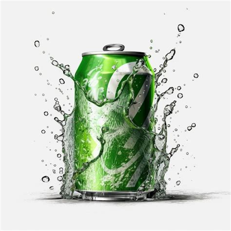 Premium AI Image | Mountain Dew Voltage with white background high