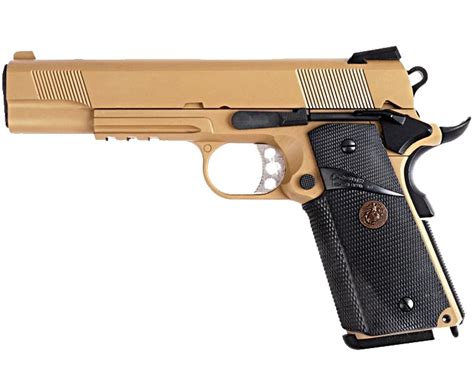 Страйкбольный пистолет WE WE-E008B TAN (Green Gas, M1911A1 MEU) купить ...