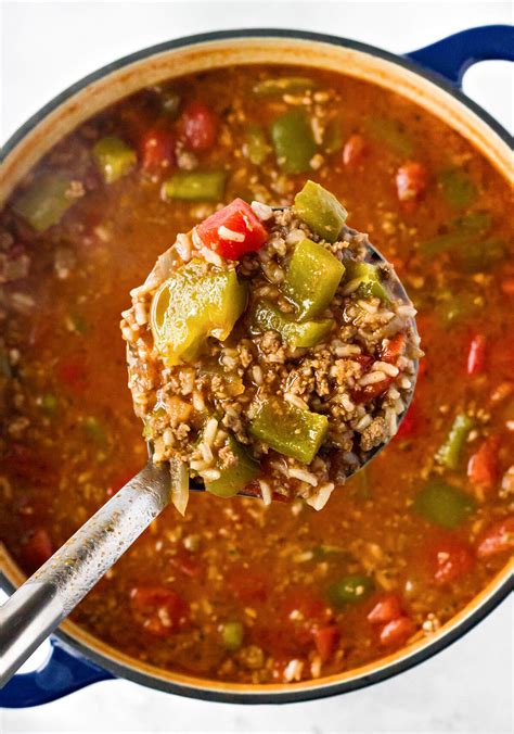 Stuffed Pepper Soup Story Mama Loves Food