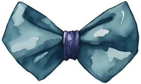 Watercolor Bow Illustration Ai Generative 24970073 Png