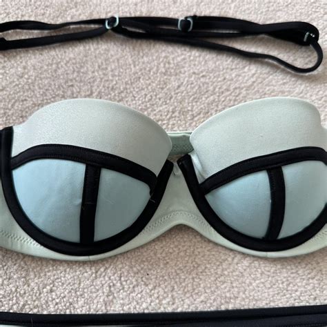 Victorias Secret Turquoise Bikini Top Is Small And Depop