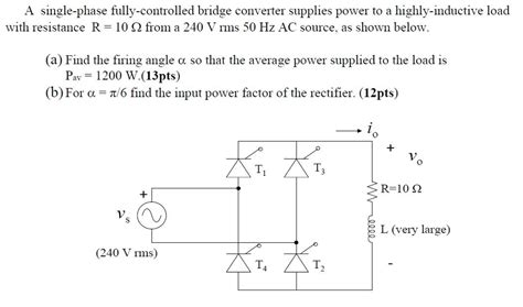 Single Phase Fully Controlled Converter