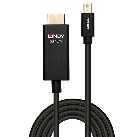 Kábel DisplayPort mini na HDMI M/M 1m, jednosmerný, 4K@60Hz UHD, HDR ...