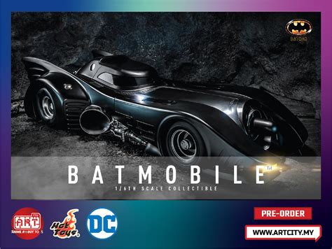 Hot Toys Batman 1989 Batmobile Collectible 1 6th Scale MMS694 Art City Collectibles