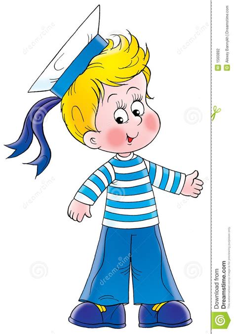 моряк малый иллюстрация штока. иллюстрации насчитывающей юмористическо ...