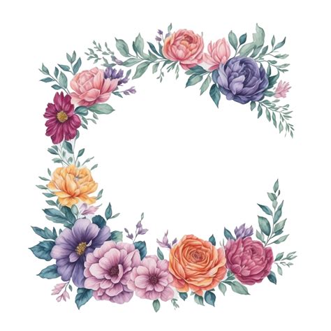 Красивая рамка из розовых роз на прозрачном фоне Прозрачный фон ...