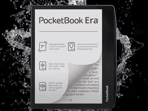 POCKETBOOK Era 700 7", Podświetlany ekran, Wi-Fi, Bez reklam Srebrny ...