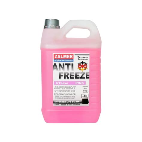 Антифриз-концентрат ZALMER Antifreeze ZRС G12evo розовый, 5 кг VAGCP005 ...