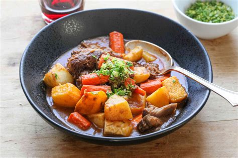 Lamb Shank Stew With Root Vegetables Recipe