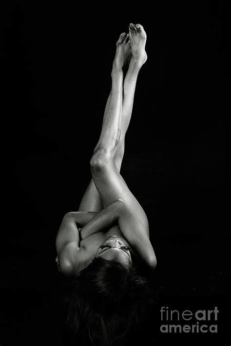 Nude Model In Black And White Set Photograph By Kendree