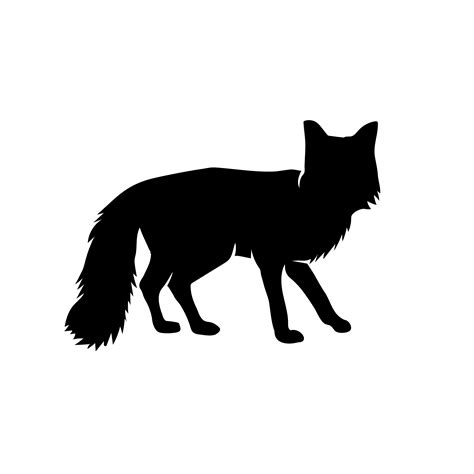 Free Fox Silhouette Different Pose And Vector 810197