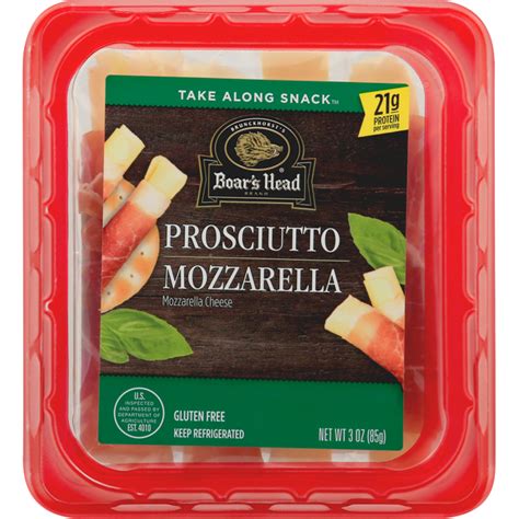 Boar S Head Prosciutto Mozzarella Cheese Gluten Free 3 Oz Instacart