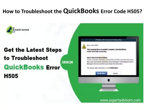 Ppt How To Troubleshoot The Quickbooks Error Code H Powerpoint