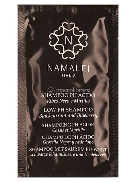 Namalei Shampoo Ph Acido Ribes Nero E Mirtillo Di Campioni Omaggio