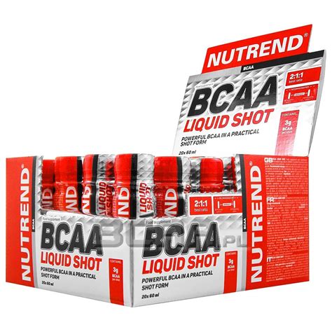 Bcaa Mega Shot Nutrend X Ml Sklep Bcaa Pl