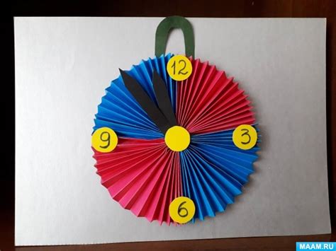 Мастер-класс по объемной аппликации из цветной бумаги «Часы» (11 фото ...