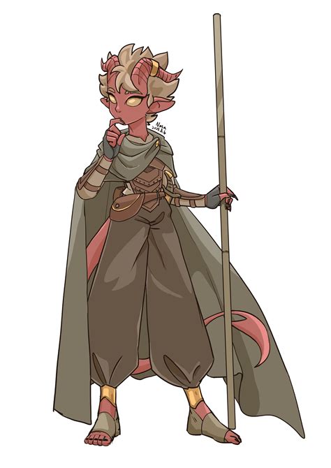 Oc A Naughty Tiefling Kid He Is A Thief By Trade Rdnd