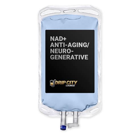 NAD+ Anti-Aging/Neurogenerative Infusion – Drip City Lounge