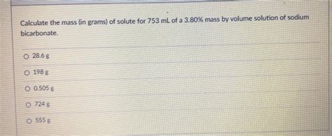 Solved Calculate the mass (in kg) of solvent required to | Chegg.com