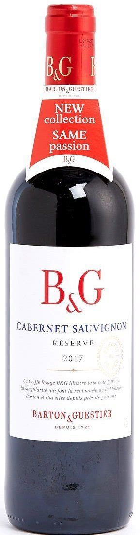 Barton & Guestier Cabernet Sauvignon 2017 – Wine Chateau