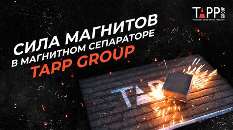 Сила магнитов в магнитных сепараторах TAPP Group - YouTube