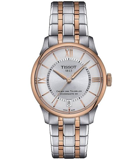 Tissot Women S Chemin Des Tourelles Powermatic Automatic Two Tone