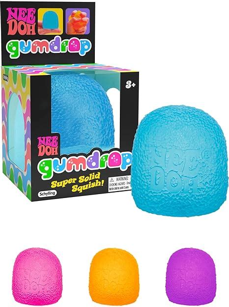 Schylling Needoh Gumdrop Textured Sensory Toy With Super