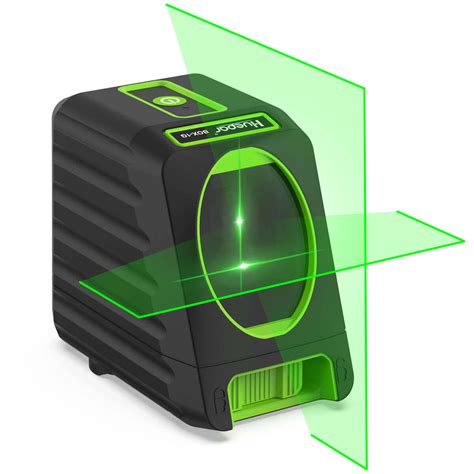 HUEPAR BOX-1G - Outdoor Green Cross Line Laser Level - 150ft/45m Green ...