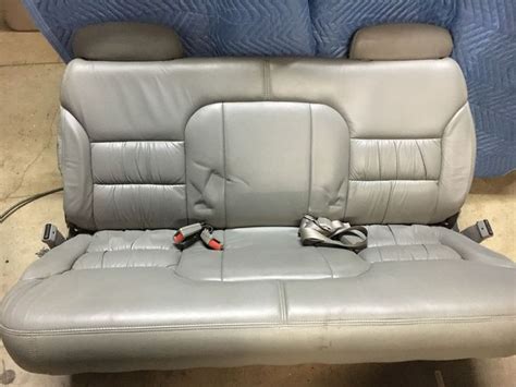 1996 Grey Leather Chevy Suburban 3rd Row Seat Chevrolet Grey Leather Chevy Suburban The Row