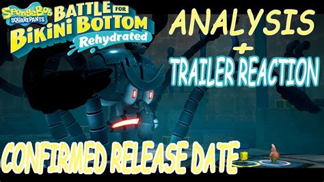 Spongebob SquarePants Battle For Bikini Bottom Rehydrated Release Date Trailer Breakdown