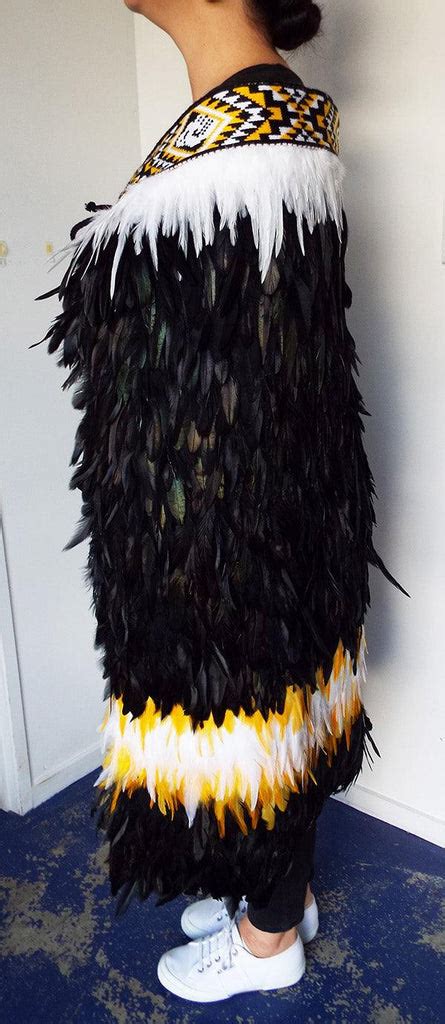 Maori Taranaki Feather Korowai Shopnz