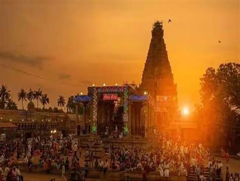 Tamilnadu Tanjavur Lord Shivas Ancient Temple Construction Still A
