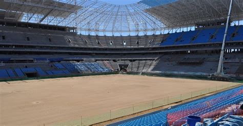 Grêmio inicia plantio do gramado da Arena Futebol UOL Esporte