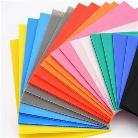 Multi Color Corrugated Plastic Sheet Fluted Polypropylene Hollow Board Pp Corrugated Sheet Buy