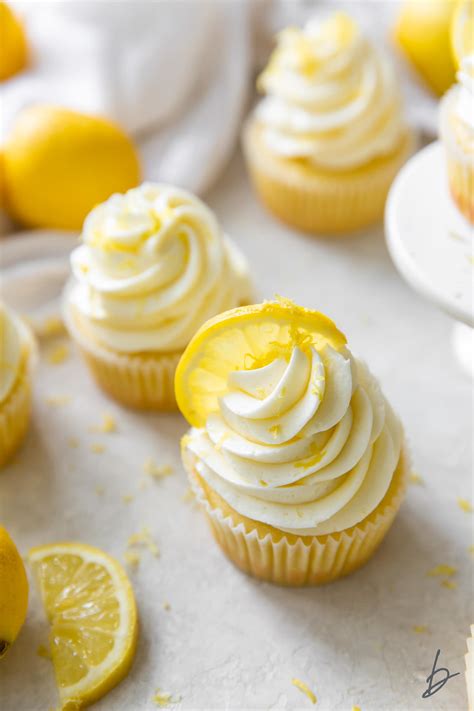 Easy Lemon Cupcakes With Lemon Frosting