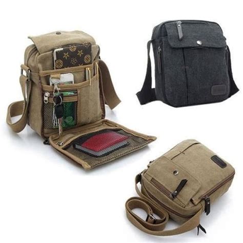 Jual Tas Selempang Pria Kanvas Multi Fungsi Di Lapak Handbag Fashion