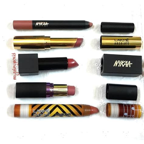 Ms Galaxy S World My Best 5 Nude Lipsticks With Swatches