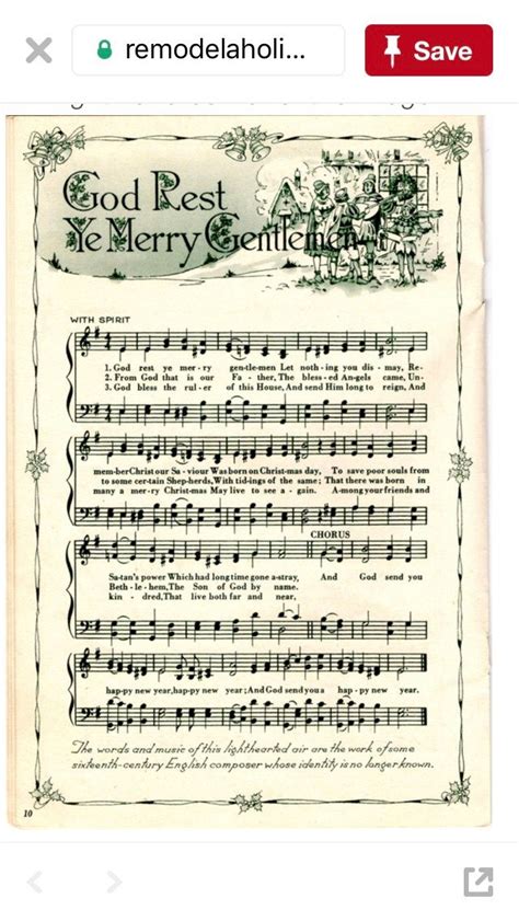 Free Printable Vintage Christmas Sheet Music Artofit