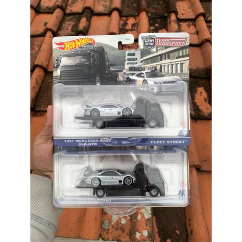 Hot Wheels Premium Team Transport 梅賽德斯 奔馳 CLK GTR 車隊街 蝦皮購物