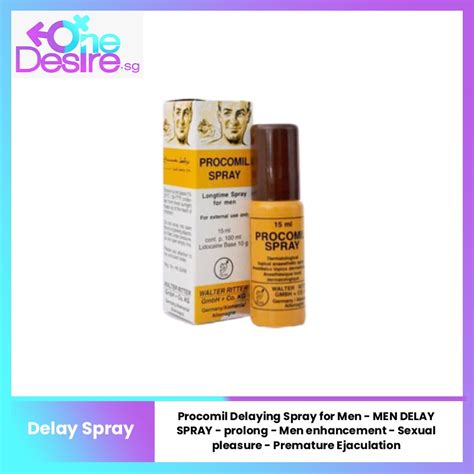 Procomil Men S Spray Sex Toy Adult Prolong Delay Spray Shopee Singapore
