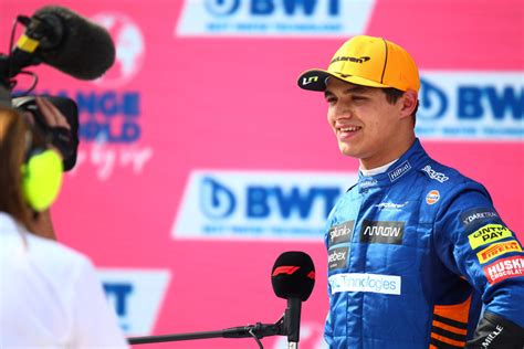 Euro Le Pilote F Lando Norris Agress Et D Pouill De Sa Montre