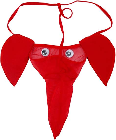 Amazon Mens Hot Sexy Underwear G Strings T Back Bikinis Lover Gift Men S Mankini Red
