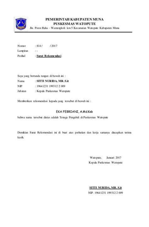 Contoh Surat Rekomendasi Dari Atasan Untuk S 2 Delinewstv