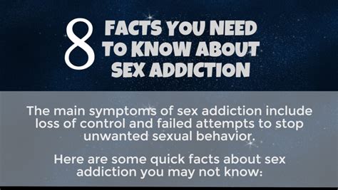 Facts You Need To Know About Sex Addiction Infographic STAR Guides Wilderness Therapy
